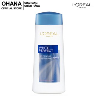 Nước Hoa Hồng Trắng Da, Se Khít Lỗ Chân Lông L'Oreal Paris White Perfect Whitening And Moisturizing Toner 200ml