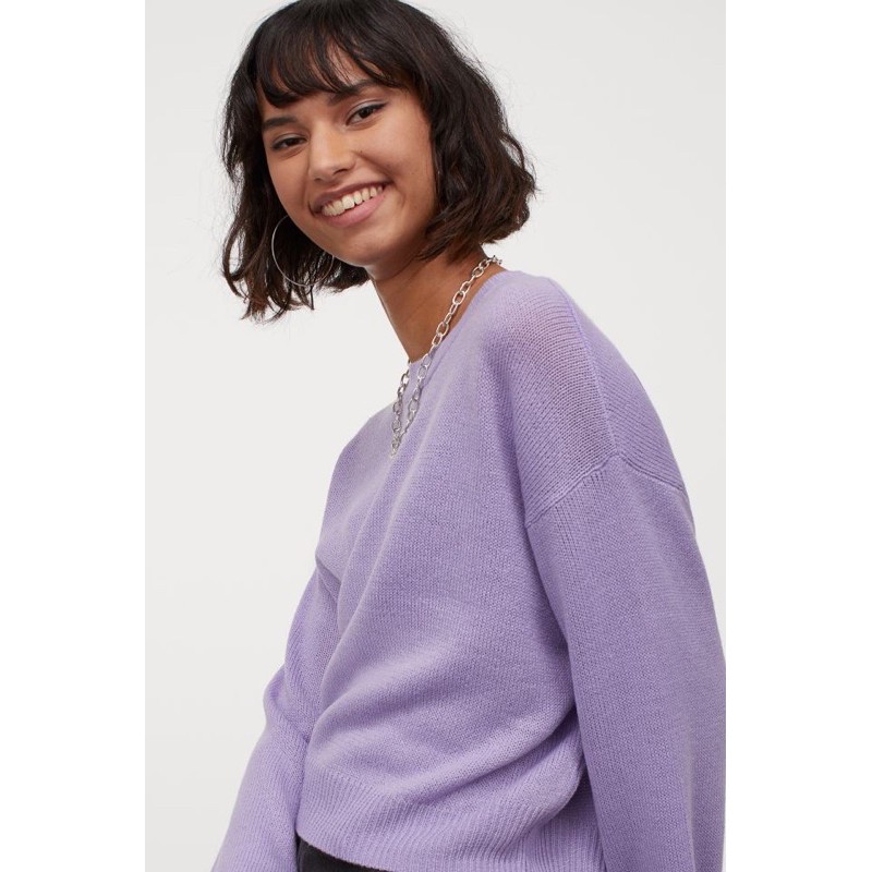 Áo len vàng HM auth săn sale sẵn S