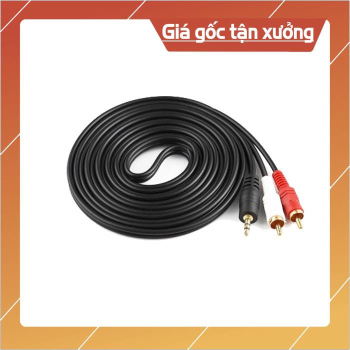 [FREESHIP] Dây loa 1 ra 2 đầu hoa sen 10M - Dây loa 1 đầu 3.5 ra 2 đầu AV 10M [ĐƯỢC KIỂM HÀNG]