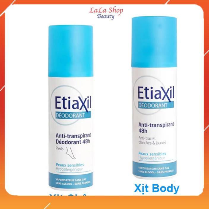 [Freeship99] Khử Mùi Hàng Ngày Dạng Xịt Etiaxil Déodorant Anti-Transpirant 48h 100ml