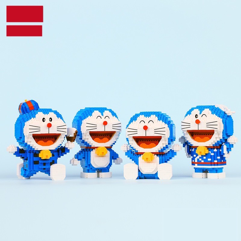 Đồ Chơi Lắp Ghép Nanoblock Đội quân Doraemon