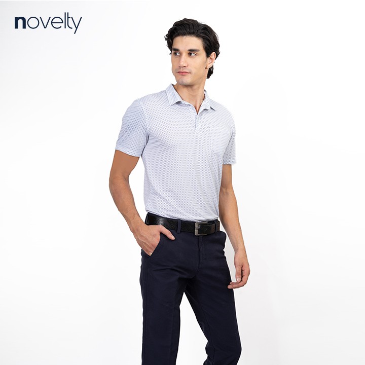 Áo Polo nam Novelty cổ sơ mi có túi NATMCNMCLR191111N