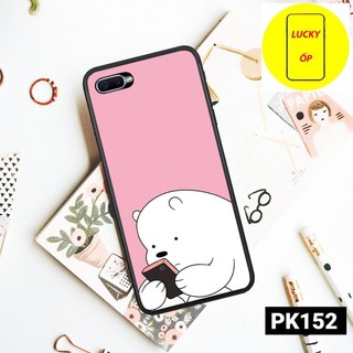 [Freeship từ 50k] ỐP LƯNG OPPO A3S A1k IN HÌNH GẤU <GIẢM SHOCK>