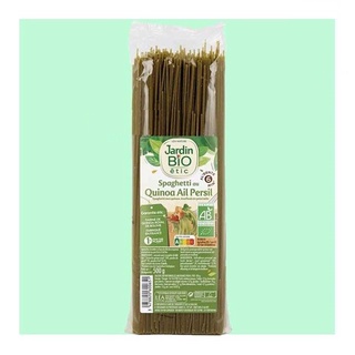 Mì Ý Quinoa, Tỏi & Ngò tây hữu cơ hiệu Jardin Bio 500g