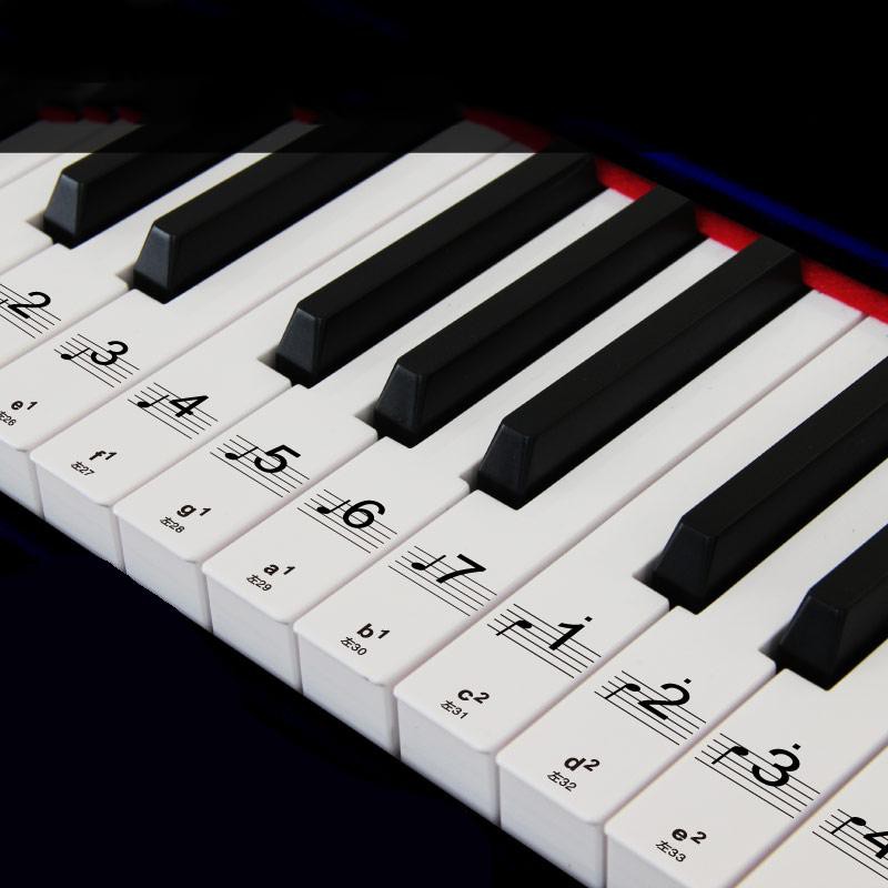 STICKER NỐT NHẠC CHO PIANO VÀ ĐÀN ORGAN- DECAL DÁN PHÍM
