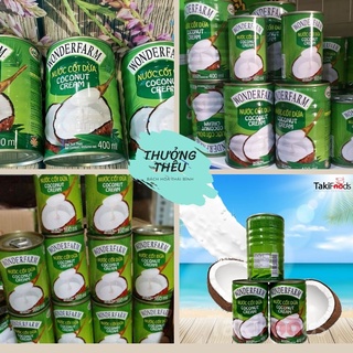 Nước Cốt Dừa Wonderfarm/ Thai coco Lon 400ml