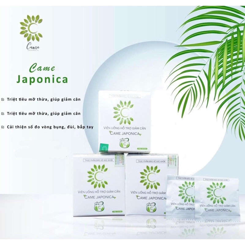 Viên uống hỗ trợ giảm cân Came japonica giảm cân nhanh chóng, an toàn, hiệu quả- hộp 20 viên