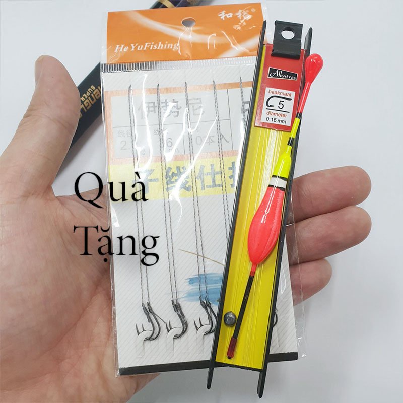 Cần câu đơn Mark 3 cần câu tay giá rẻ tặng kèm theo bộ dây và phao câu lưỡi câu Thu gọn khoảng từ 64cm CD19 ( sale xả hà
