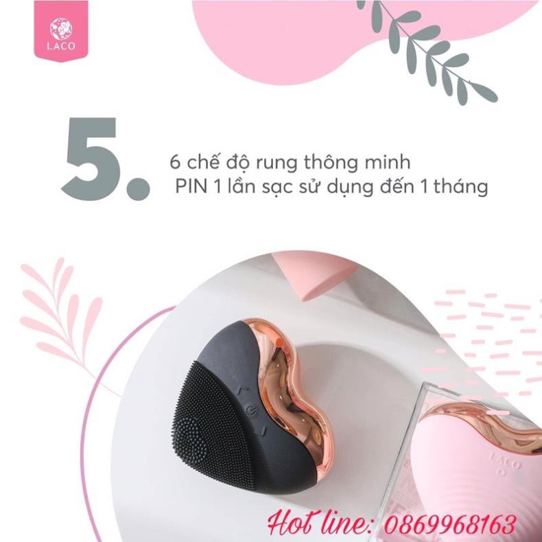 Máy rửa mặt LACO LUXURY massage, làm sạch sâu, nâng cơ, giảm nọng cằm hiệu quả - LAVAHA SHOP | BigBuy360 - bigbuy360.vn