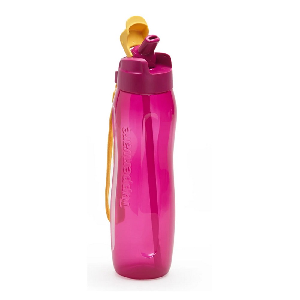 Promo Eco Bottle 750ml Straw 1pcs Purple