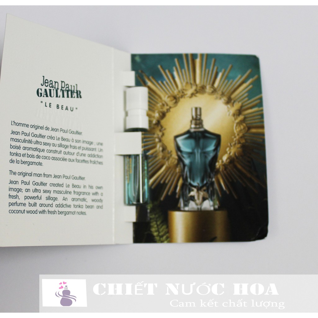 [ Vial ] nước hoa nam Le Male JEAN PAUL GAULTIER 1.5ml pháp