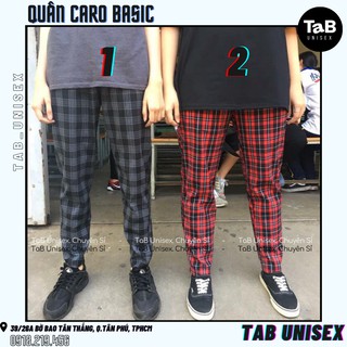 Quần Caro Basic (size nhỏ)