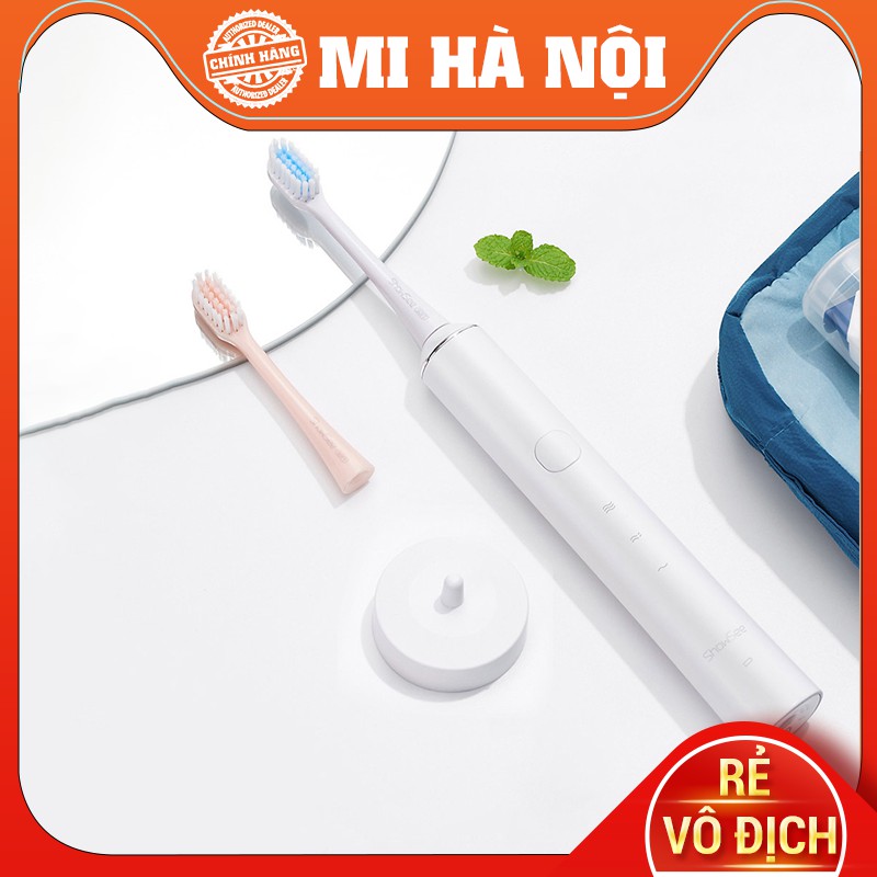 Bàn chải đánh răng điện Showsee cho người lớn với công nghệ làm sạch bằng Ultrasonic và sạc bằng cáp USB