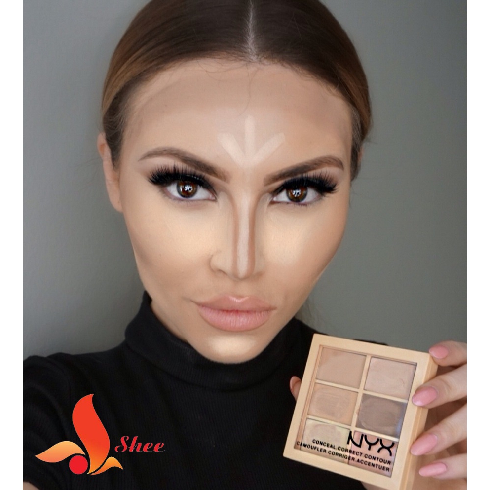 BẢNGTẠO KHỐI NYX CONCEAL CORRECT CONTOUR (3CP) PALETTE 6 MÀU