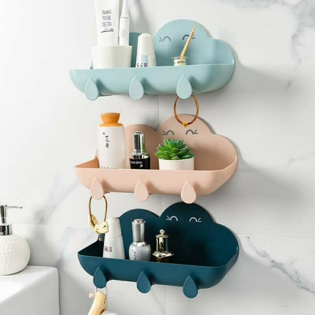 Kệ để đồ dán tường hình đám mây