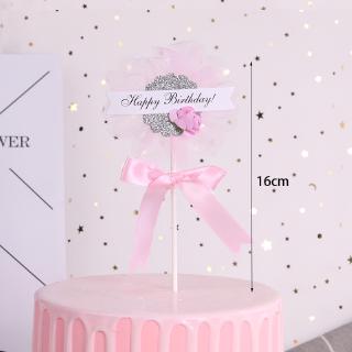 Que HPBD hoa nơ hồng