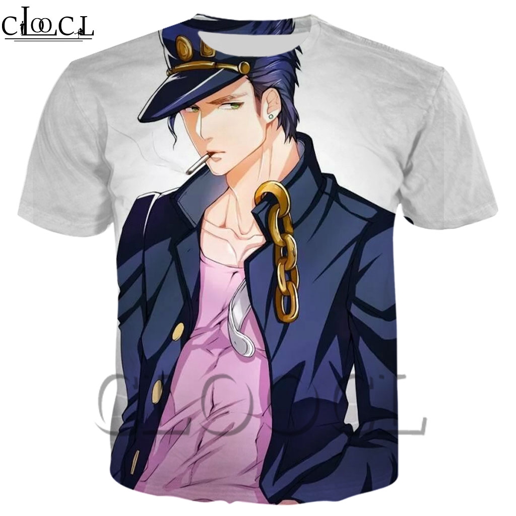 Áo thun in 3D CLOOCL Fashion JoJo's Bizarre Adventure cho nam