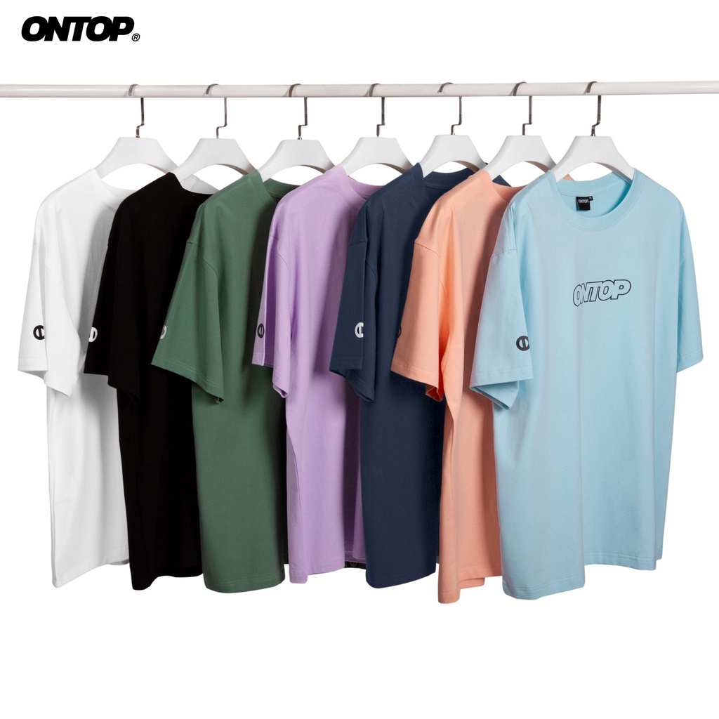 Áo thun basic nữ nhiều màu tay lỡ form rộng local brand ONTOP - Simple Tee