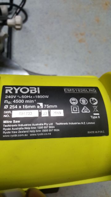 Cưa góc Ryobi 254mm