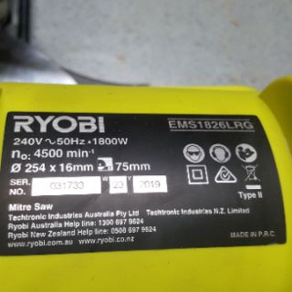 Cưa góc Ryobi 254mm