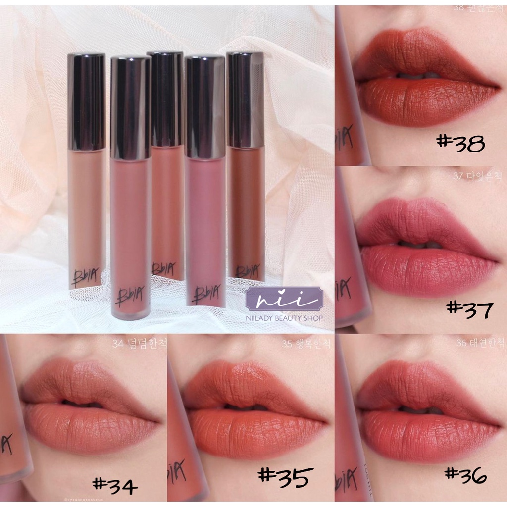Son kem Bbia Last Velvet Lip Tint các Version