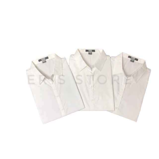 SƠ MI CAO CẤP- Áo sơ mi nữ trắng dài tay ERIS chất đẹp (ảnh thật) ER0033 | BigBuy360 - bigbuy360.vn