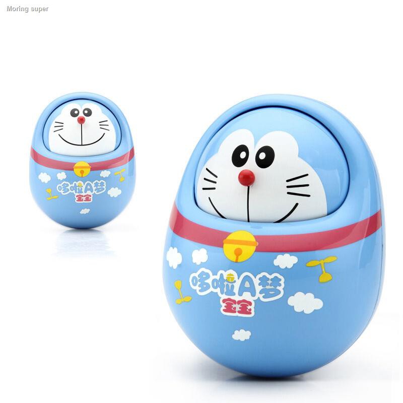 Đồ Chơi Lật Đật Hình Đầu Doraemon Dễ Thương Cho Bé 0-1 Tuổi