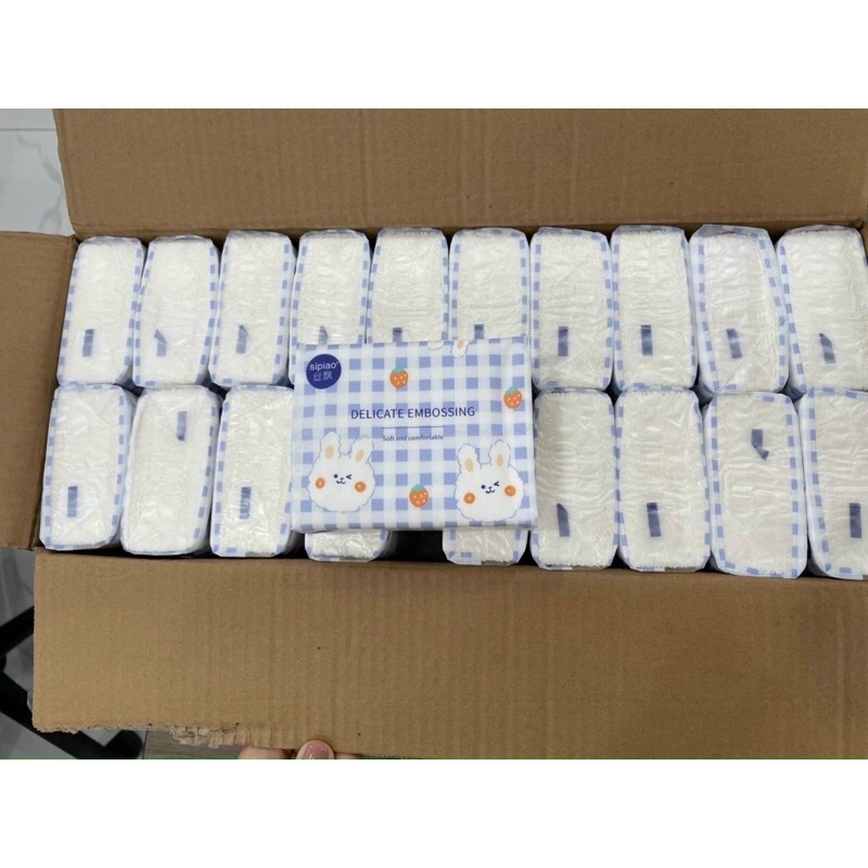 [Chuyên Sỉ] Thùng 40 Gói Giấy Ăn Rút Thỏ Cao cấp,Siêu Dai, Mềm mịn