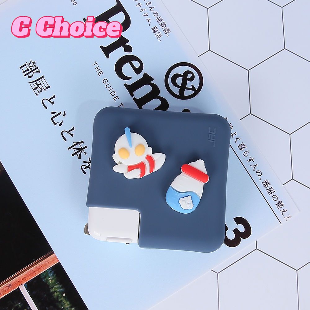 Vỏ Bảo Vệ Hộp Sạc Tai Nghe MacBook Bằng Silicon Họa Tiết Hoạt Hình Dễ Thương Chống Sốc Tiện Dụng