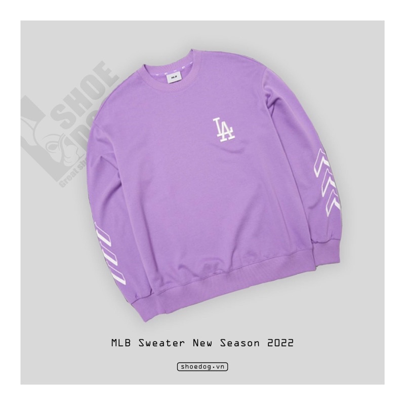 [Bao check chính hãng] Áo nỉ MLB sweater thin ball sleeve mega 3amts0514-07lds
