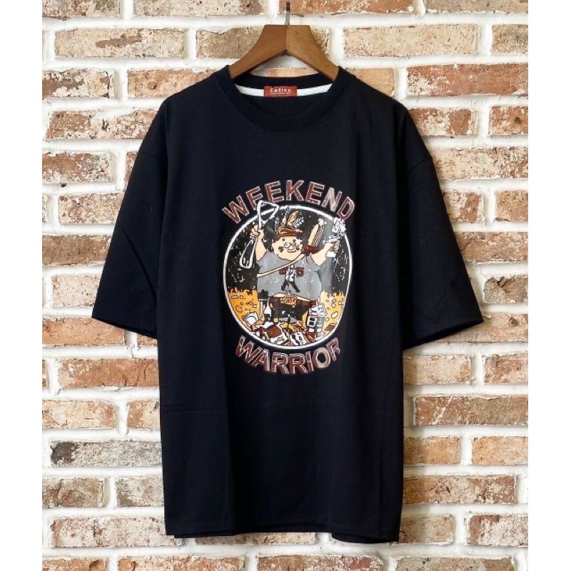 Áo Thun Unisex CHỮ WEEKEND G483, Tay Lỡ Form Rộng