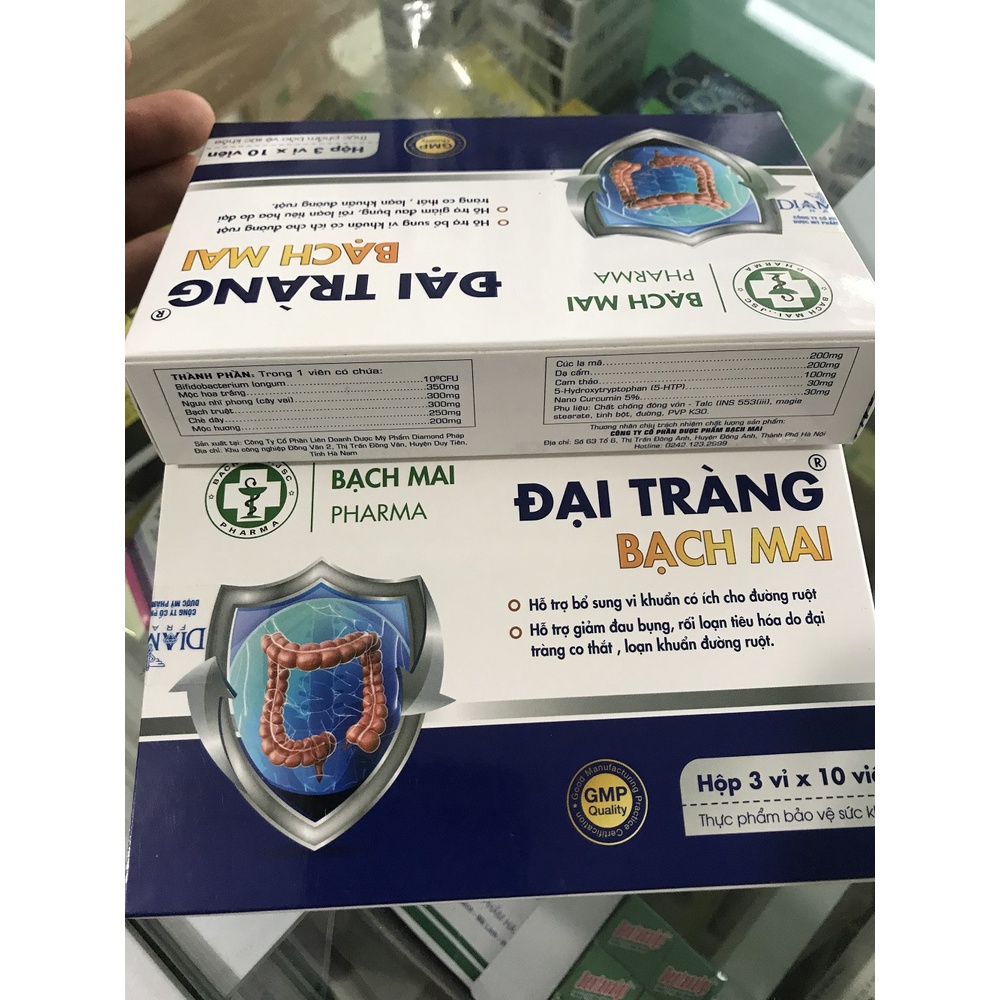 ✅ Đại Tràng Bạch Mai - Hỗ trợ giảm đau bụng, rối loạn tiêu hóa do đại tràng co thắt, loạn khuẩn đường ruột