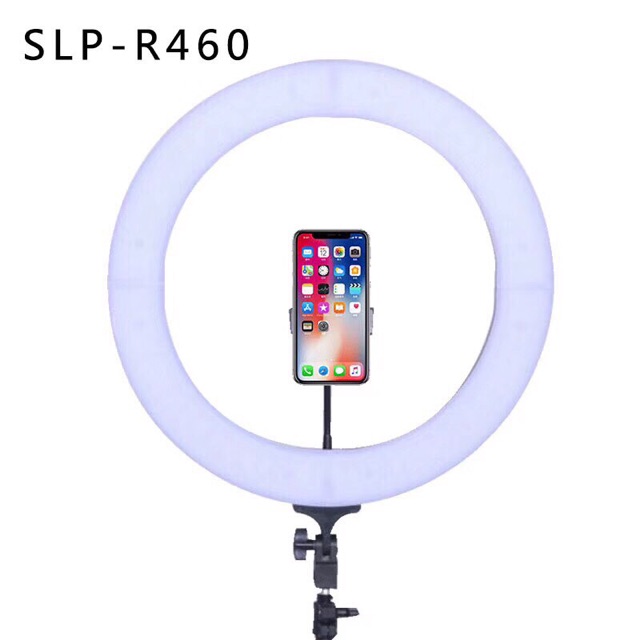 ĐÈN LED RING RL MAKEUP - LIVESTREAM 18inch 50cm kèm chân cao 2m to + túi đựng đèn và nút bluetooth chụp ảnh