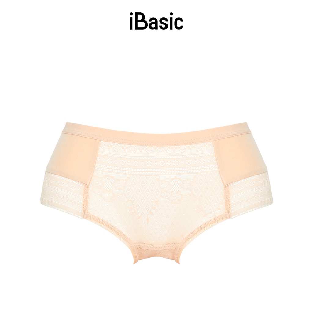 Quần lót thun lạnh phối ren hipster iBasic PANY078