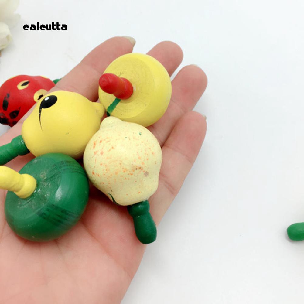 Con quay đồ chơi bằng gỗ hình trái cây xinh xắn dành cho các bé