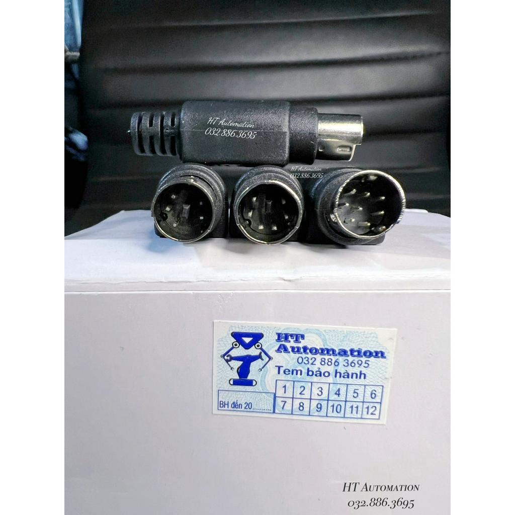 Jack tròn 5/6/8 pin dùng cho kết nối PLC, đầu nối dây PLC
