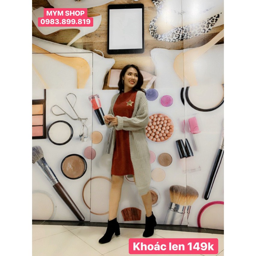 Áo trend coat len thương hiệu MYM