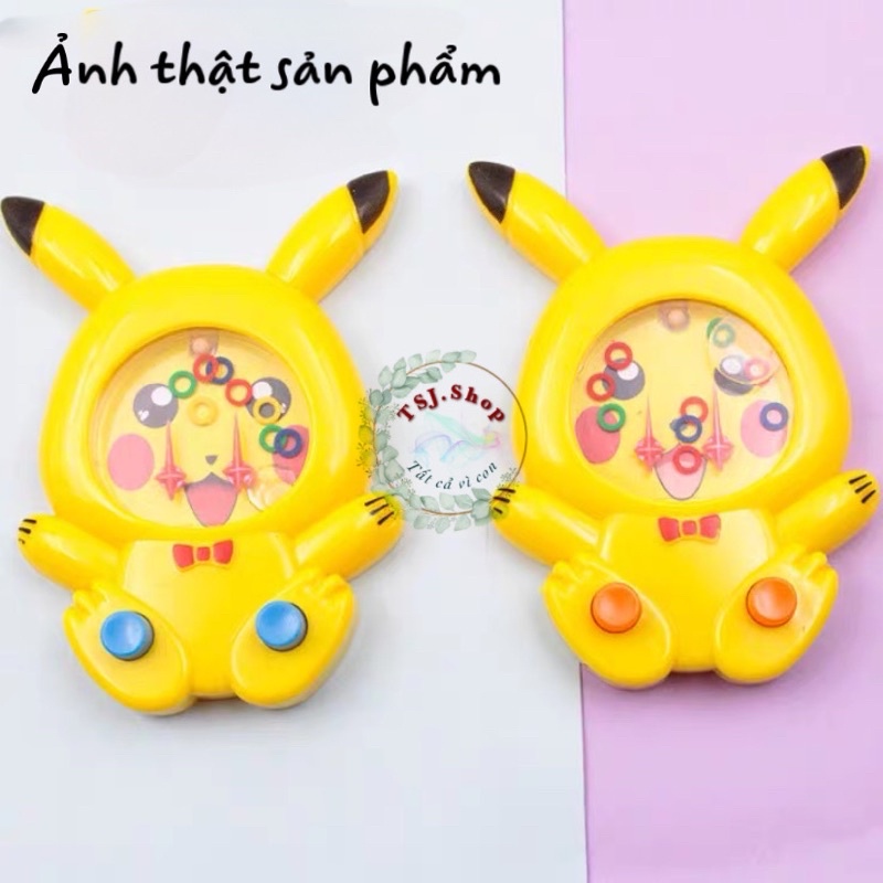 Máy chơi game bắn vòng nước vui nhộn hình pikachu