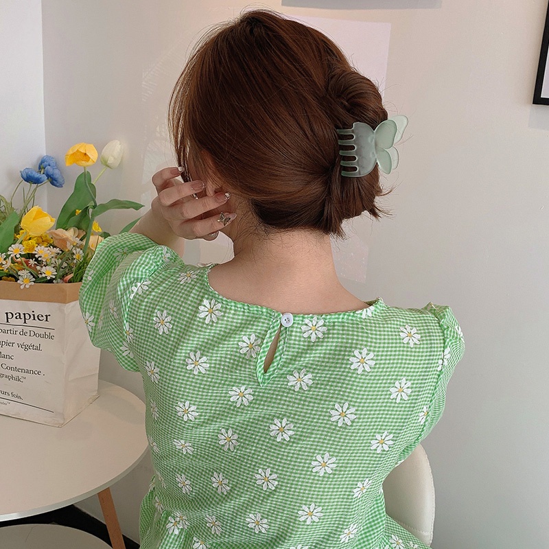 Kẹp Tóc Hình Bướm Ba Chiều Màu Sắc Ngọt Ngào Phong Cách Hàn Quốc