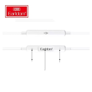 Tai nghe có dây nhét dây Earldom E18 kết nối jack 3.5mm thiết kế trẻ trung sành điệu dùng cho laptop điện thoại
