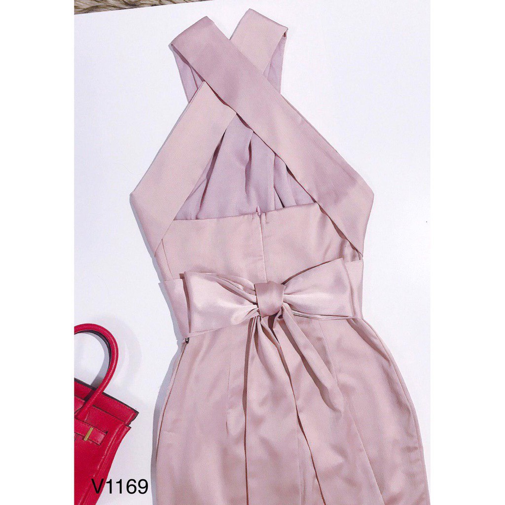 [ xả kho ] MiD Váy lụa tơ cao cấp V1169 Mie Design kèm ảnh thật