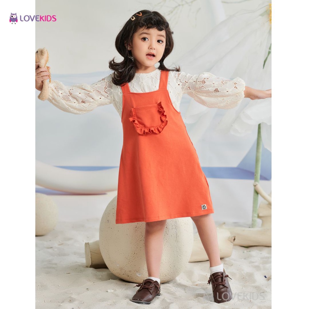 Váy yếm phối túi - Lovekids