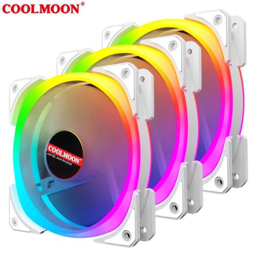 VỎ CASE MSI MAG FORGE 100R (Kèm 5 Fan Led ARGB Coolmoon - X1 - NORTH WIND - WHITE / ĐỒNG BỘ HUB LED)