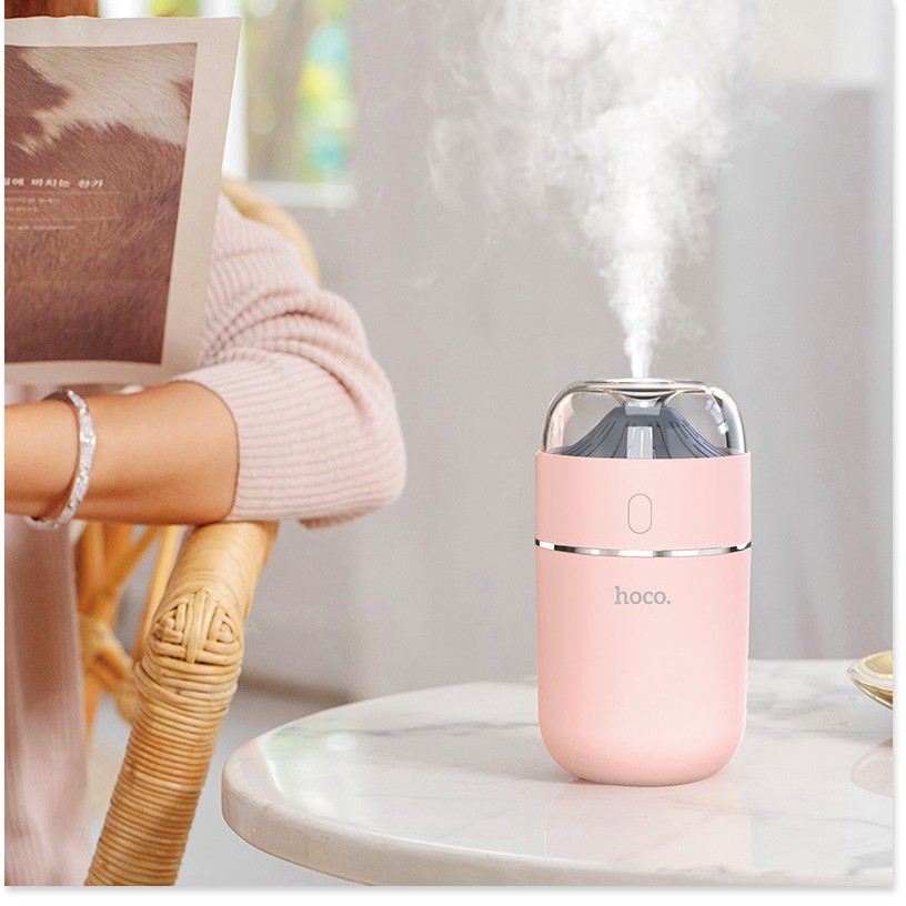 Máy tạo ẩm Hoco Portable Mini Humidifier, thể tích 320ml, thời gian tạo ẩm 6-12 giờ - MrPhukien