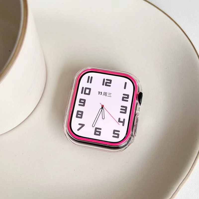 Ốp Bảo Vệ Bằng PC Cứng Dạ Quang Cho Đồng Hồ Apple watch 7 6 5 4 3 SE 44mm 40mm 41mm 38mm 42mm