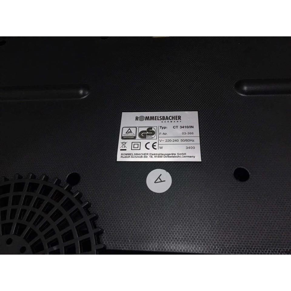 Bếp từ đôi Rommelsbacher CT 3410/IN Đức đủ bill