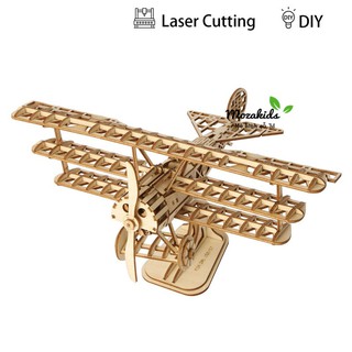 Đồ chơi lắp ráp gỗ 3D Mô hình Máy bay