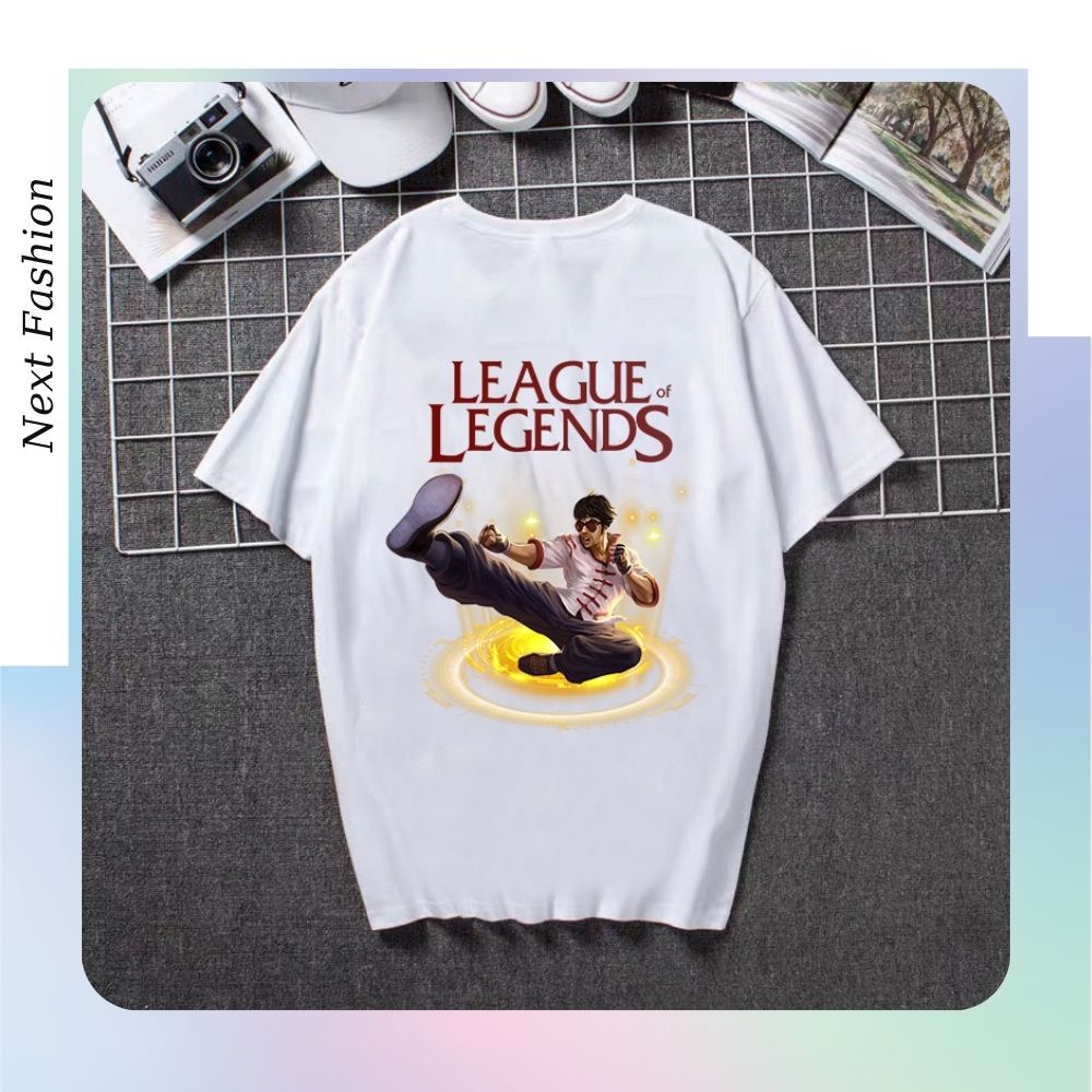 Áo thun nữ cổ tròn Lee Sin Thầy tu mù LOL - Áo phông local brand