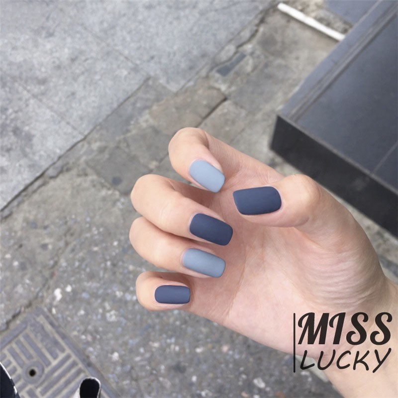 Set 24 móng tay giả hợp thời trang trang điểm cho bạn gái