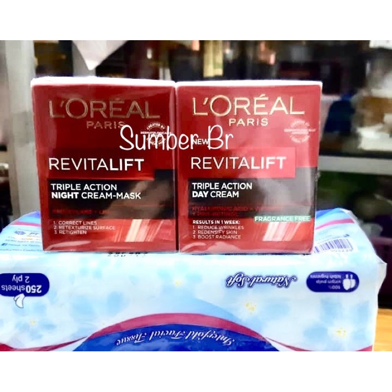 (Hàng Mới Về) Kem Dưỡng Da Ban Đêm Loreal Revitalift Laser X3